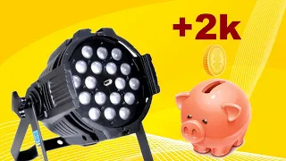 #вкопилку. Ремонт светодиодного прожектора Dialighting LED Multi Par zoom