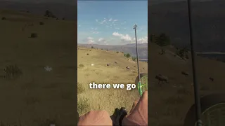 That second shot went DEEP 🏹🐄🐄 | theHunter: Call of the wild #shorts