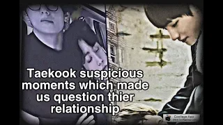 Taekook-suspicious moments unsolved which made us question thier relationship