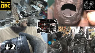 ДИЗЕЛЬ-МАСЛО Генератор ЧАСТЬ 2: Двигатель om616 дефектовка пред ремонтом