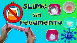 Slime sin pegamento ni borax 💦 4 recetas de slime fácil | Videos de Slime