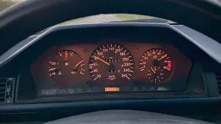Mercedes 300CE-24 Acceleration