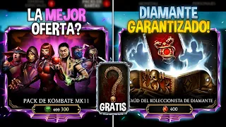 ¡MK11 PACK AND FIRST KOLLECTOR KASKET! Getting A LOT of DIAMONDS in MK Mobile