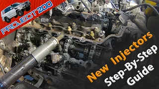 Landcruiser 200 Injector Replacement in the 1VD-FTV turbo diesel