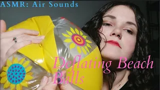 Deflating Beach Balls ASMR: Air Sounds