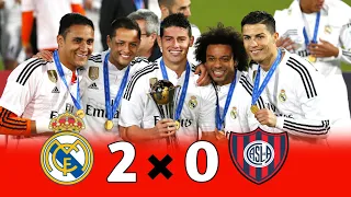 Real Madrid 2 × 0 San Lorenzo 💠 2014 Club World Cup Final (Ronaldo,Bale,Ramos) Extended Highlight