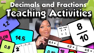 Activities for Teaching Fractions and Decimals || Trainee Teachers and New Teachers