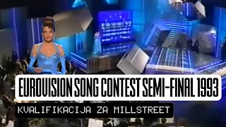 EUROVISION SONG CONTEST SEMI-FINAL 1993: KVALIFIKACIJA ZA MILLSTREET - NEW GRAPHICS