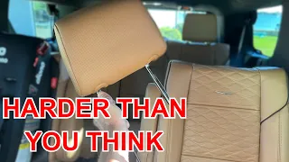 2021+ ESCALADE  | YUKON | TAHOE HEADREST REMOVAL (AKA how to tear apart your seats)