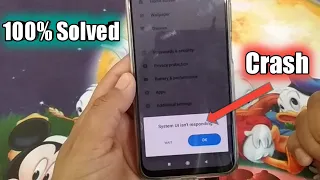 Security isn't responding | System ui isn't responding | Apps unfortunately stop | Redmi mobile