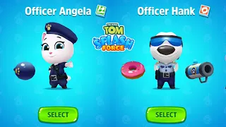 Talking Tom Splash Force - Officer Angela vs Officer Hank Unlocked New Game Android Mobile Gameplay