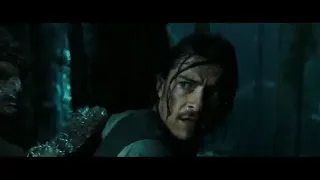 Will Turner se encuentra con su padre en el barco de ´´Dary Jonos´´