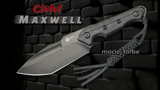 Civivi Maxwell:  New Tactical Fixed Blade EDC Tanto!