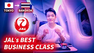 Japan Airlines' BEST Business Class | Tokyo to Bangkok | Boeing 777 Apex Suite