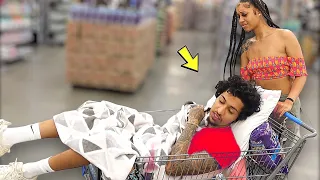 Sleeping In Strangers Shopping Carts!!!