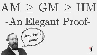 A Mean Theorem! Proving the AM-GM-HM Inequalities Elegantly!