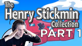 xQc Plays The Henry Stickmin Collection Part 1