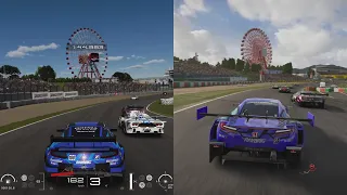 Gran Turismo 7 vs Grid Legends - Honda NSX-GT at Suzuka Circuit