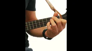 Ukulele Chord Melody O Come, O Come Emmanuel Easy Version #shorts