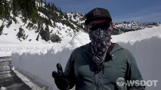 Clearing SR 410 Chinook Pass for the 2021 season