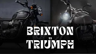 Brixton Cromwell 1200cc vs Triumph Bonneville T120