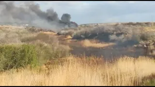 Fire raging in Sunday's River