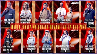 Românii Au Talent: MAREA FINALĂ! ÎN PREMIERĂ Ești pregătit? Ei sunt cei mai talentați 10 finaliști!