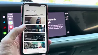 How to Setup and Use Integrated Apple Car Play in a 2024 Porsche Cayenne