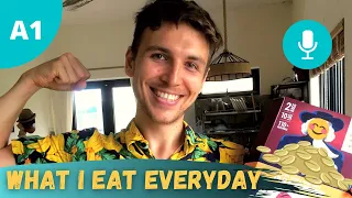 Listen to This If You Are Beginner in Russian | What I eat everyday | Podcast in Slow Russian | A1