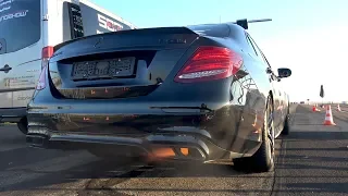 Mercedes-AMG E63 S LA Performance - REVS, FLAMES, ACCELERATIONS!