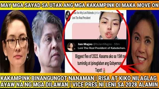 KAKAMPINK BINANGUNGOT NANAMAN | RISA AT KIKO NILAGLAG AYAW NG MGA DILAWAN |VP NI LENI SA 2028 ALAMIN