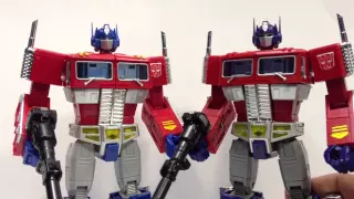 Hasbro Masterpiece Optimus vs. Takara MP-10 Optimus