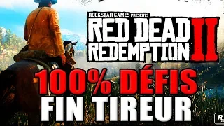 RED DEAD REDEMPTION 2 : 100% challenges - 10 Sharpshooter Challenges