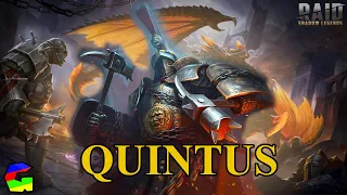 DONT SLEEP ON THIS CHAMP! - Quintus the Triumphant - Raid Shadow Legends