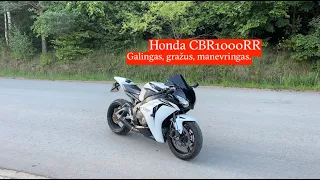 Linelis Ride S01E12. Honda CBR1000RR SC59 - galingas, gražus, manevringas, patogus motociklas.