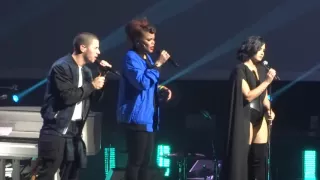 Nick Jonas, Demi Lovato, & Andra Day - Rise Up 7-2-16 Future Now Tour Orlando, FL