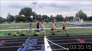 Sam Ayers 4:23.5 1600m (Black Shorts)