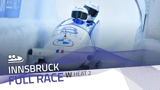 Innsbruck #2 | BMW IBSF World Cup 2021/2022 - 2-Woman Bobsleigh Heat 2 | IBSF Official