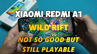 League of Legends Wild Rift in Xiaomi Redmi A1 (Hand Cam)