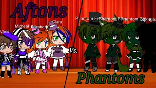 Aftons Vs Phantoms•Singing battle•Group songs•My AU•please read description•