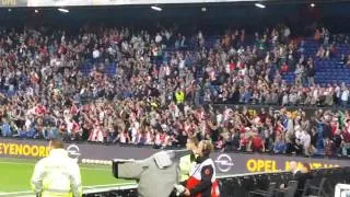 Feyenoord - Standard Luik  ME aanval