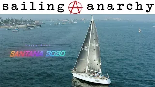 Santana 3030 sailboat tour - EP11 #RETROBOAT with #sailinganarchy Scot Tempesta