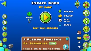 geometry dash часть 84 - ESCAPE ROOM