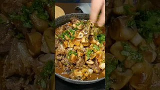 Мясо по-Французски - Знаменитая Говядина по-Бургундски