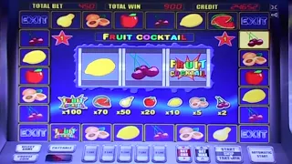 Выигрыш в КАЗИНО ВУЛКАН в игровые автоматы Fruit Cocktail клубничка секреты казино