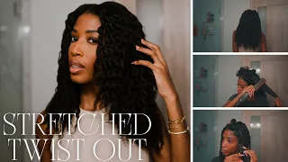 Updated Stretched Twist Out | Blown Out Twist Out Tutorial | Aisha Beau