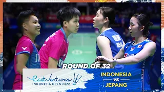 INA Vs JPN - Ganda Putri : APRIYANI/RAMADHANTI Vs MATSU/NAGAHARA | EAST VENTURES INDONESIA OPEN 2022