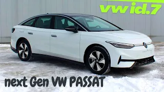 next gen VW Passat  comes in the soul of All-new 2025 VW ID.7 flagship electric sedan!