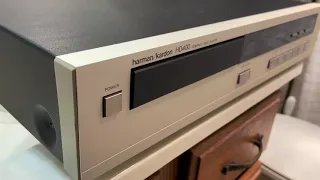 Vintage HARMAN KARDON HD400 Single Disc CD Player - Silver Edition