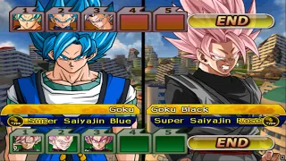 TEAM GOKU SSJ BLUE VS TEAM BLACK GOKU SSJ ROSE | DBZ BUDOKAI TENKAICHI 3 MODS